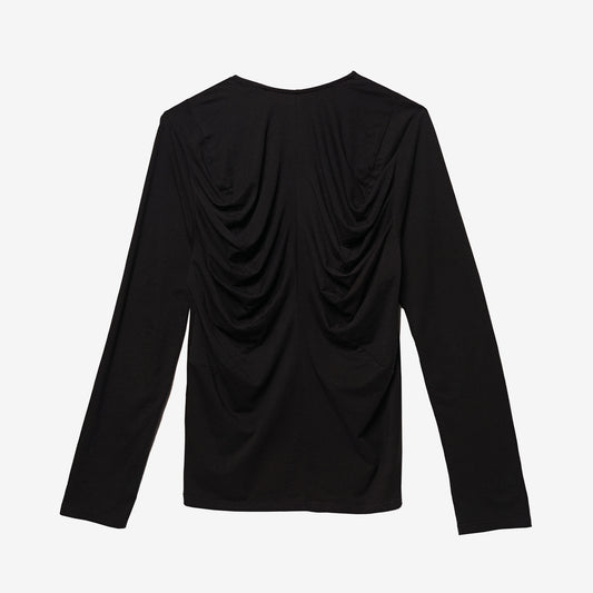 Drape Blade Shirt Black