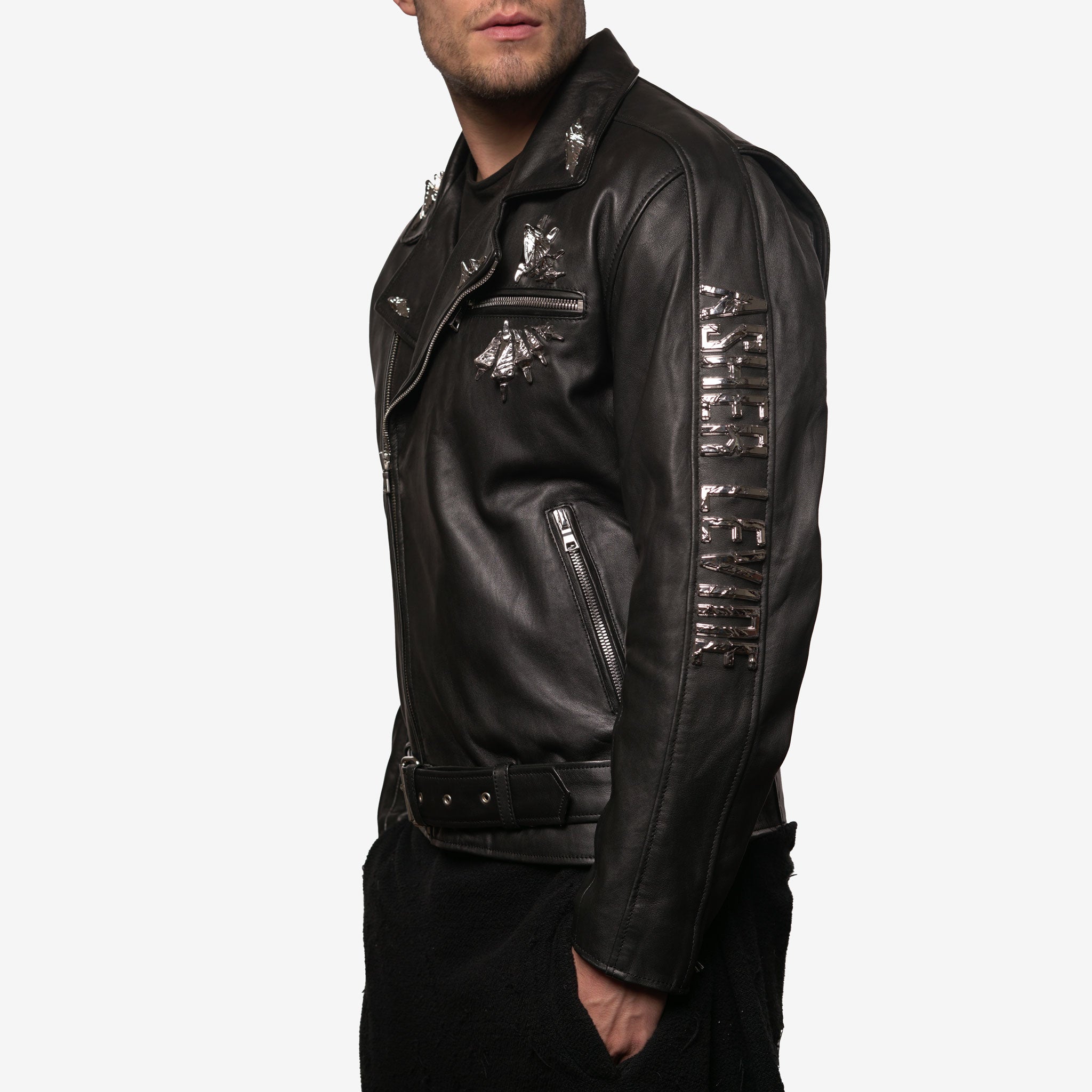 Load image into Gallery viewer, Raglan Max Biker Jacket