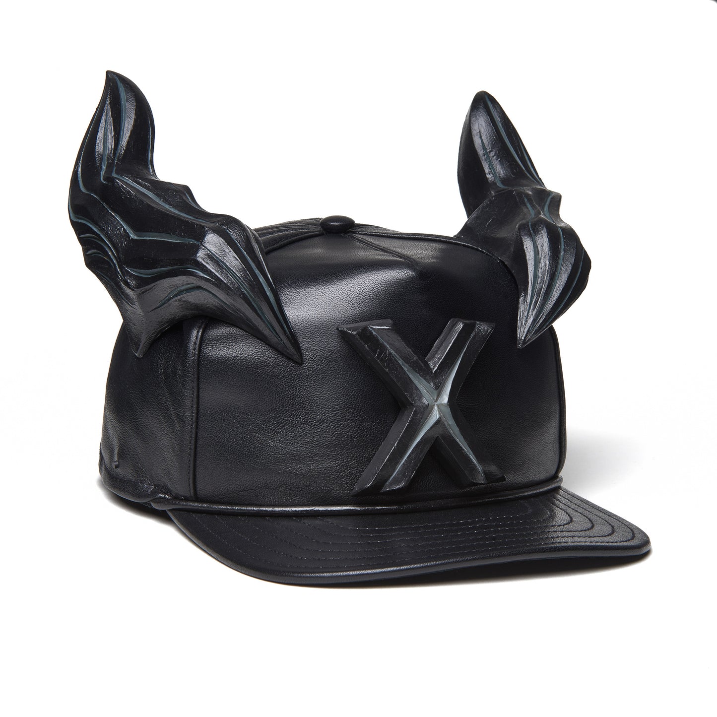 Leather X Hat