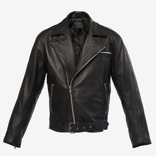 Raglan Moto Leather Jacket