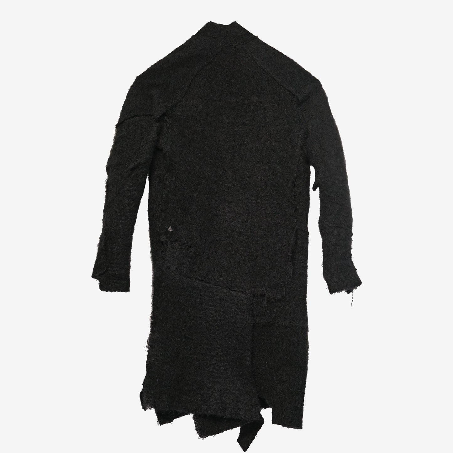 Boiled Patch Wool Coat