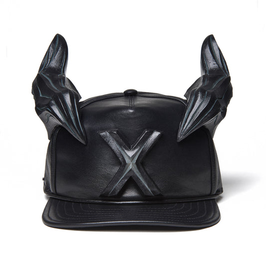 Leather X Hat