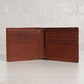 Bi-Fold Muscle Leather Wallet Brown